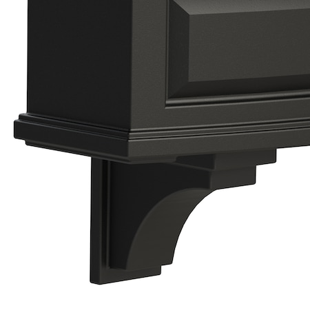 Nantucket Decorative Brackets - Black (2pk)